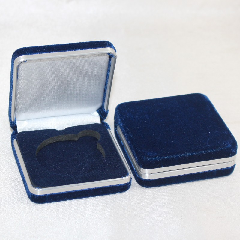 Cutie de medalii pentru articolul T-02, acoperită de flanelette sau PU Leather pentru 25-45mm, ecuson Disper65286; medalii mici, etc. mm.65*66, greutăți de 5g